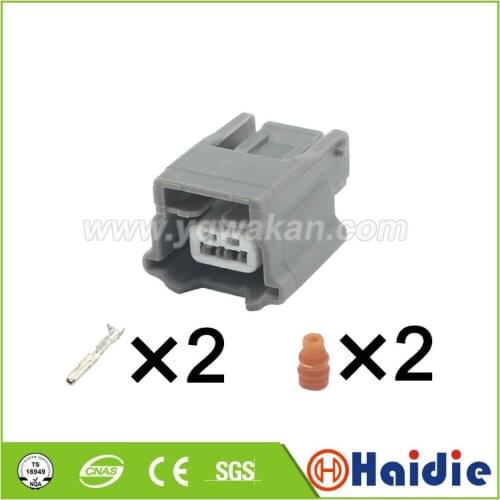 5sets 2pin Electric wiring electric housing plug wire harness waterproof connector