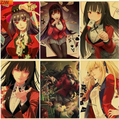 5D DIYKakegurui Anime Japanese Anime Full Diamond Embroidery Diamond Painting Diamond Inlaid Cross Stitch Kits Room Decor
