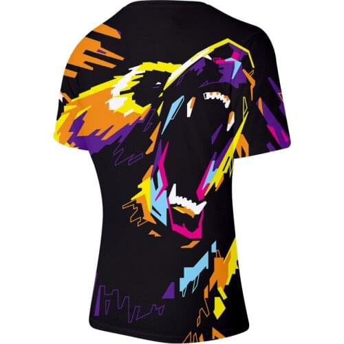 3D T-shirt Hot sale VAGROVSY summer cartoon anime wolf ladies men Kpop high quality fashion shortsleeve children cool shirt top