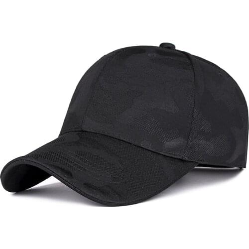 New Fashion Adjustable Baseball Cap Unisex Camouflage Camo Black Cap Casquette Hat Men Women Casual Desert Hat Casual Snapback