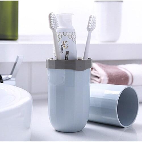 Fashionable Wheat Straw Travel Toothbrush Case Portable Toothbrush Cup Mouthwash Cup Simple Wash Cup Toothbrush Cup