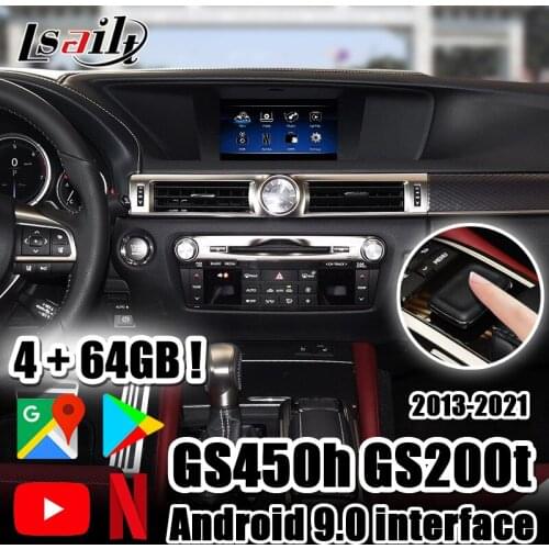 Lsailt 4+64G Android 9.0 multimedia video interface for Lexus GS200 GS350 GS450h 2013-20 with Carplay , Youtube by Lsailt