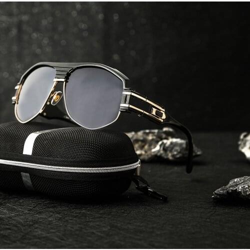 Yvan Metal New Retro Coating Eyewear Women Men Sunglasses Sun Glasses Steampunk Vintage Fishing Brand Designer Round Frog Mirror