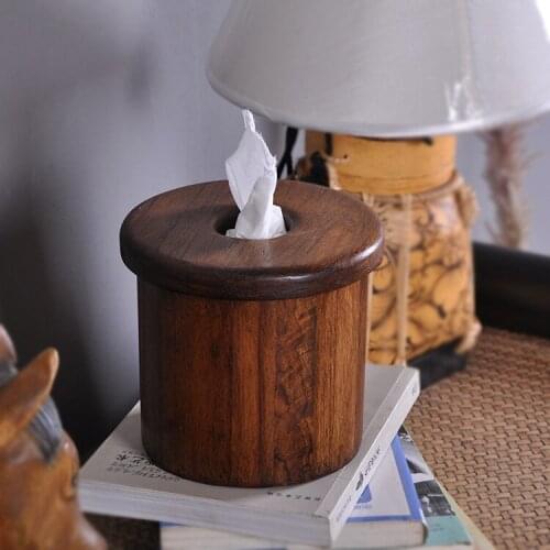 Thailand Crafts New Tissue Box Creative Living Room Bathroom Wooden Tissue Box Paper Extraction Box