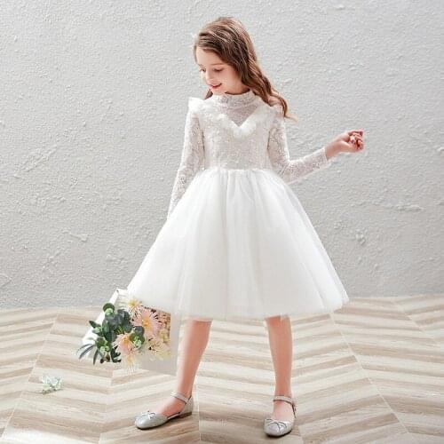 Princess Flower Girl Dress Summer Wedding Birthday Party Kids Dresses For Girls Childrens Costume Teenager Prom Designs
