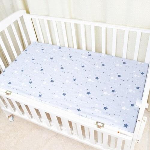 NEW 120*60CM Baby Bed Fitted Sheet Crib Sheet 100% Cotton Bed Sheet CZH180608