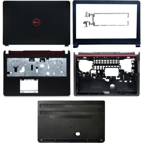 New LCD Back Cover/Front Bezel/Hinges/Palmrest/Bottom Case/Door Case For DELL Inspiron 15P 5576 5577 7000 7557 7559 Top Case
