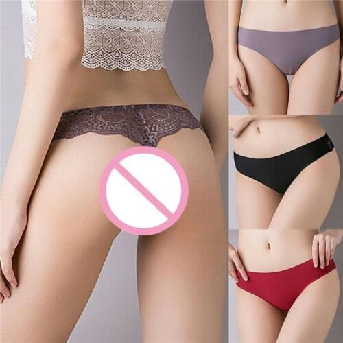 Sexy Womens Lace Pantie Thin Underpants Soft Lingerie low waist Lace G Strings Briefs Panties Lady Sleepwear Erotic Majtki