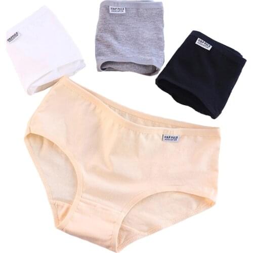 Sexy Panties Underwear Women Plus Size Cotton Solid Briefs Underpant Calcinhas Girls Panty Seamless Panties Cute Boxer Lingeries