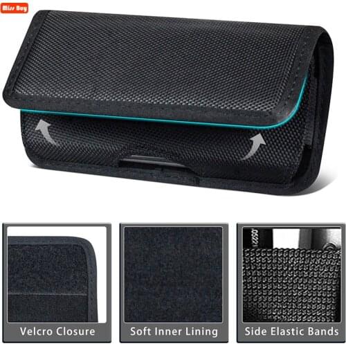 Belt Clip Holster Universal Phone Pouch For Samsung galaxy J2 J3 J5 J7 Prime J3 J5 J7 2016 2017 J530 Case Oxford Cloth Bag Cover
