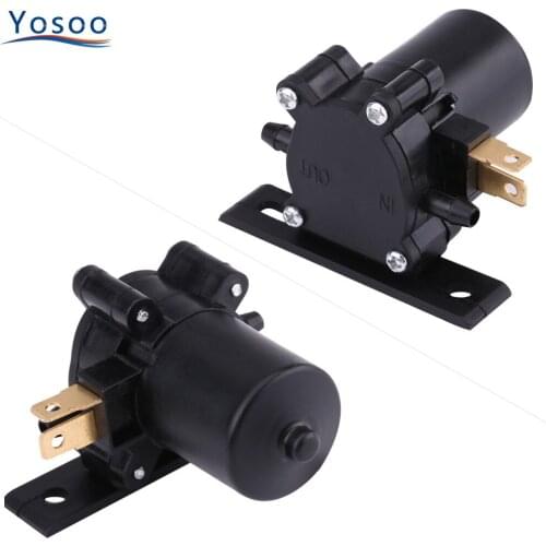 1pcs Universal Windshield Window Wiper Washer Water Liquid Pump Car Truck Exterior Accessories 12V Motor