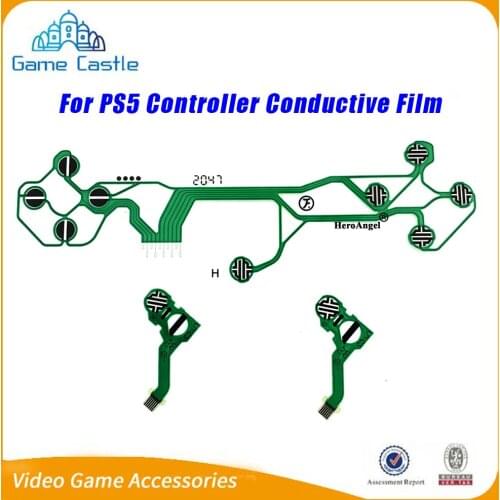 1PCS Replacement Conductive Film LR Function Cross Key Flex Button Ribbon Cable For Playstation 5 PS5 Repair Part Accessories