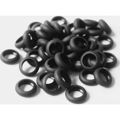 10pcs Earphones Silicone Case Cover Flexible Ring Cover for Flat Earphones