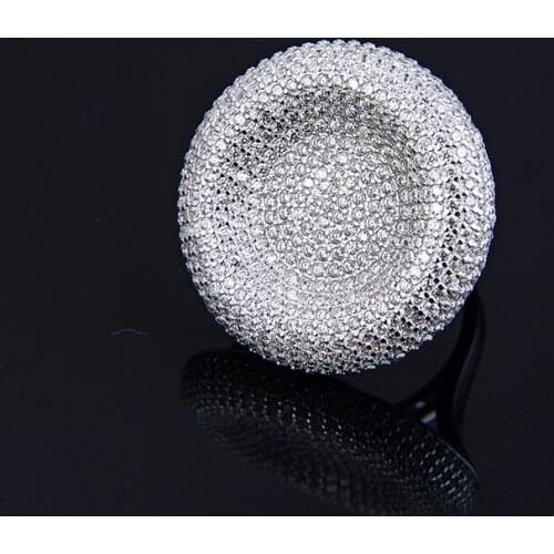 Designer Fashion 925 Sterling Silver Jewelry 3A Cubic Zirconia Party Ring