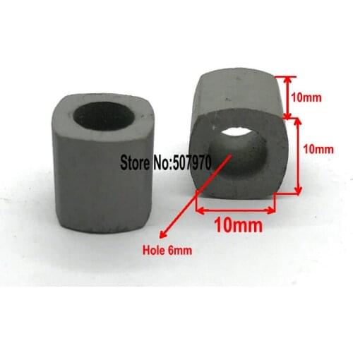 EDM Tungsten Conductive Block W10*L10*H10*Hole6mm for CNC Wire Cut Machine