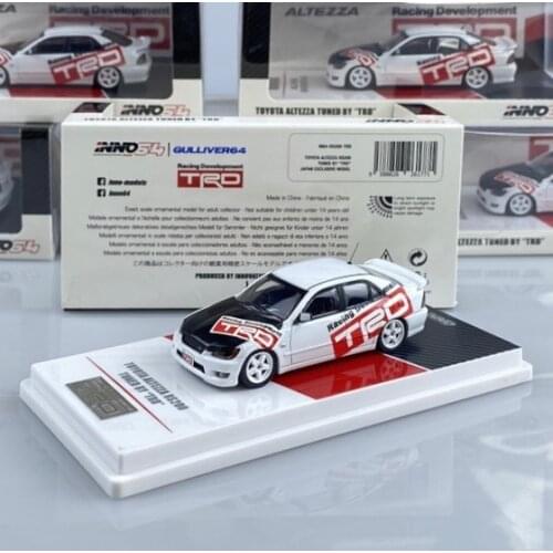 INNO Car 1:64 Toyotas Altezza RS200 Collection Metal Die-cast Simulation Model Cars Toys