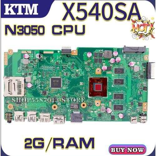 For ASUS X540SA/X540S/F540S/X540SAA/ laptop motherboard mainboard test OK N3050/CPU 2GB/RAM