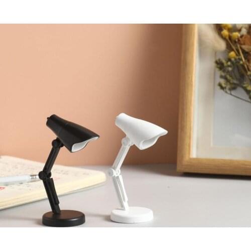 Book Lamp Mini Small LED Table Desk Lamp Portable Folding Night Light Magnetic Removable With Clip For Home Dormitory Decoration