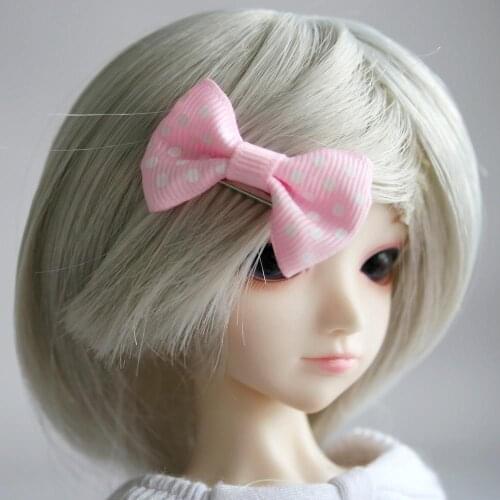 [wamami] 43# Silvery Short Wig 1/4 MSD DOD AOD BJD Dollfie 7-8"