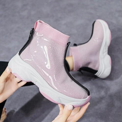 Sneakers Womens Casual Shoes Fashion Rain Boots Waterproof Shoes Women Shoes Rubber Ankle Boots Rain Boots
