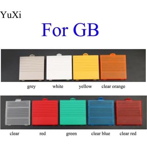 YuXi 10 Color For Nintendo Game Boy Classic DMG-01 New Battery Door Cover black red blue green yellow