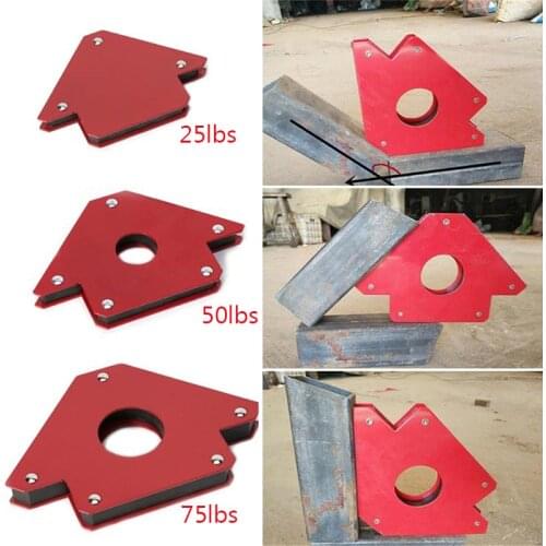 25lbs/50lbs/75lbs Magnetic Welding Corner Holder Positioner Soldering Locator Welding Angles Magnetic Welding Magnet Holder Tool