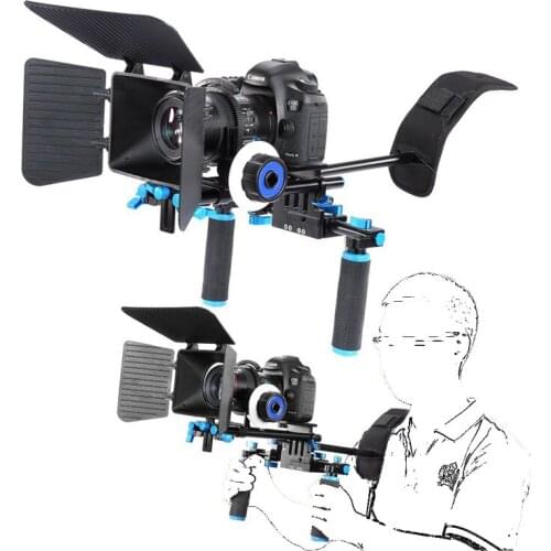 DSLR Movie Video Making Rig Set System Kit for Camcorder DSLR Camera for Canon Nikon Sony Pentax Fujifilm Panasonic