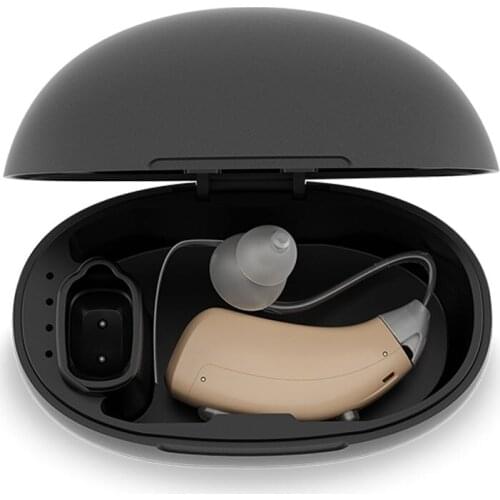 1pcs Audifonos Mini Small Invisible Rechargeable Hearing Aid Hearing Device Noise Reduction Sound Amplifier with Recharging Base