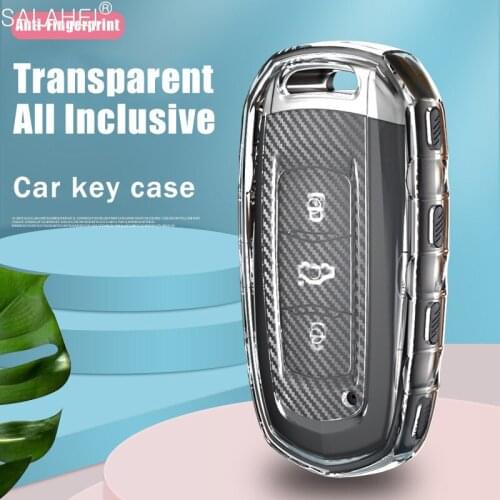 New TPU Car Key Case For Geely Atlas Boyue NL3 EX7 Emgrand X7 EmgrarandX7 SUV GT GC9 Borui Car Smart Key Case Cover Keychain