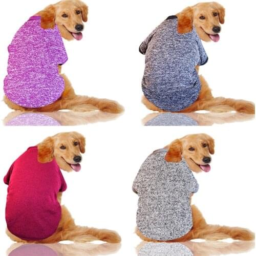 Plus Size Large Dog Clothes Winter Warm Pet Dog Coat Jacket Big Dog Clothing Sports Hoodies for Pitbull Bulldog Golden Retriever