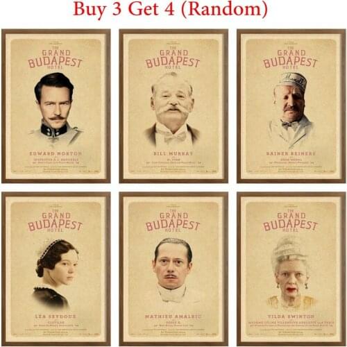 The Grand Budapest Hotel = Art Printing Wall Decoration posters & prints retro poster Wall Posters Classic Movie Poster 42X30cm