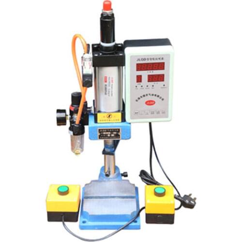 Pneumatic Punching Machine Hand Press Machine Adjustable Force 200KG Pneumatic Puncher 110V/220V Single Column