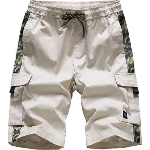 Summer men cargo pockets shorts plus size high street wear Camouflage safari style shorts korea style shorts skateboard shorts