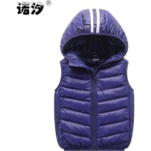 Baby boys winter waistcoat baby girls spring cotton vest children hooded warm jacket baby warm jacket girls outwear coat 1-11T