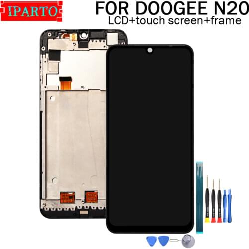 6.3 inch DOOGEE N20 LCD Display+Touch Screen Digitizer +Frame Assembly 100% Original LCD+Touch Digitizer for DOOGEE N20