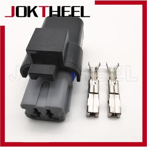 1/5/10/20set FCI 2 pin black female waterproof connector Water temp sensor headlight fo steering plug for Peugeot 211PC022S8149