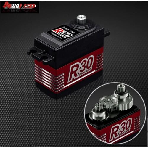 1pcs Power HD R30 30KG High Voltage 6.0-7.4V Digital Servo for RC Cars 1:8 1:10 Drift Touring