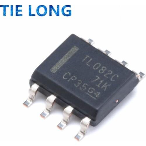 10PCS TL082CDR SOP-8 TL082C SOP TL082 082CDR SOP8 SMD TL082CDT