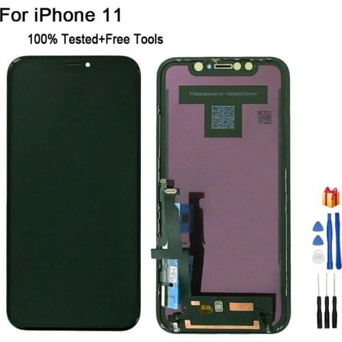 OLED Little Crush LCD Pantalla For iPhone 11 LCD Display Touch Screen Digitizer Assembly For iPhone11 LCD Display With 3D Touch