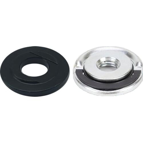 2Pcs Angle Grinder M14 Thread Inner Outer Flange Nut Set Quick Release Nut Power Replacement Part for Makita