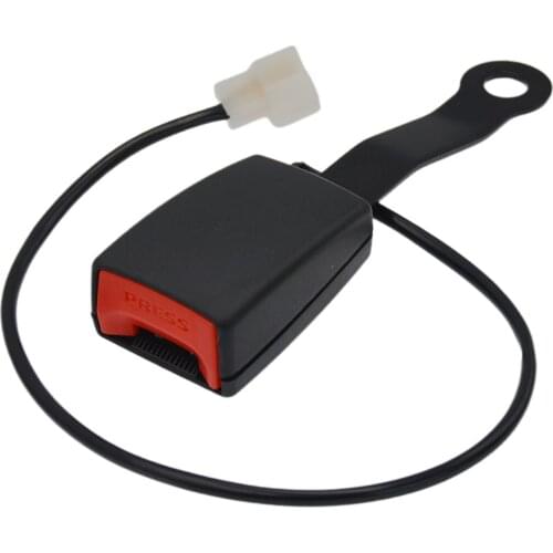 7/8'' (22mm) Car Front Seat Belt Buckle Socket Plug Connector with Warning Cable