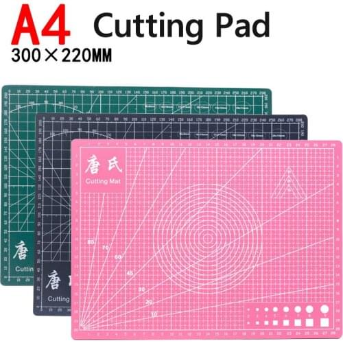 A4 PVC Cutting Pad Cutting Mat Printed Cut-offs Manual Scraping Tools DIY Double-Sided Cutting Board Self-Healing Arts Crafts