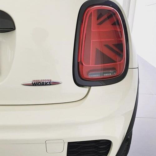 Car Styling 3D Chrome Metal Mini JCW Car Sticker Front Grille Badge Emblem For Mini Cooper S JCW F54 F55 F56 F60 R50 R55 R56 R53