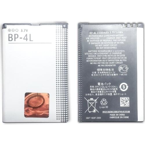 Battery BP-4L 1500mAh For Nokia E52 E55 E63 E71 E72 E73 N810 N97 E90 E95 6790 6760 6650 BP-4L Phone Battery