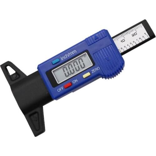 Digital LCD Display Tire Depth Gauge High Accuracy Tyre Tread Test Tool for Car Truck Analysis Instruments Gauging Tools Parts