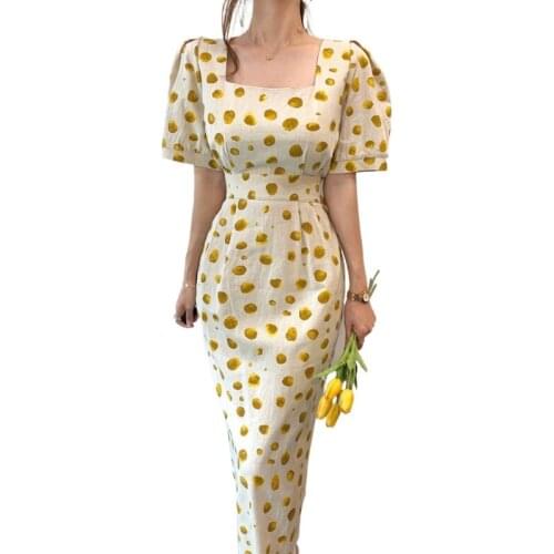 Fuyubetter Summer Polka Dot Dresses