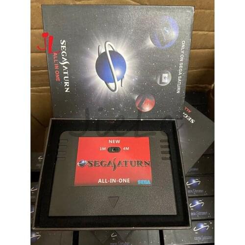NEW-ALL-IN-1 SEGA SATURN Game Card SS Cartridges with Direct Reading Accelerator Goldfinger Function Pseudo KAI 4MB 8MB Memory