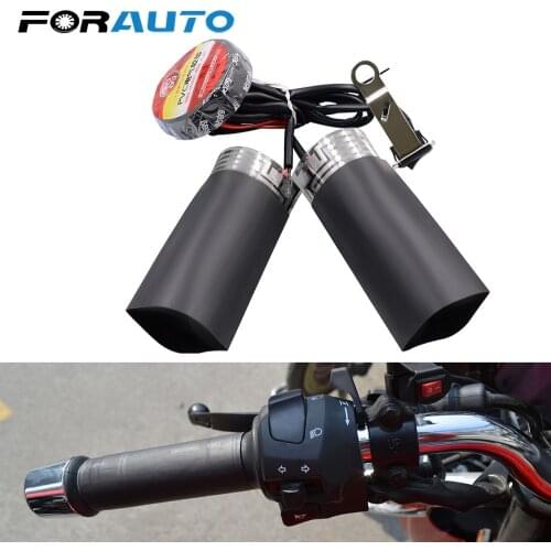 2Pcs/set Motorcycle Electric Heating Handle Kit Heated Grip Pads With Heat Resistant Tape Heat Covers Handlebar Warmer Pad