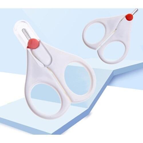 2Pcs/Lot New Hot Sale High Quality Special Newborn Baby Care Safe Nail Scissors Child Clipper Trimmer Manicure Blade Sets