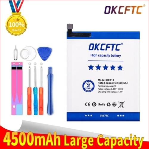 Original battery suitable for SHARP mobile AQUOS Z2 SHARP A1 FS8002 with battery model HE314
